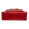 Image 4 : Chanel Red Lambskin CC Front Pocket Shoulder Bag