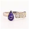 Image 2 : 1.47 ctw UNHEATED Blue Sapphire and 1.00 ctw Diamond 18K White Gold Ring (GIA CE