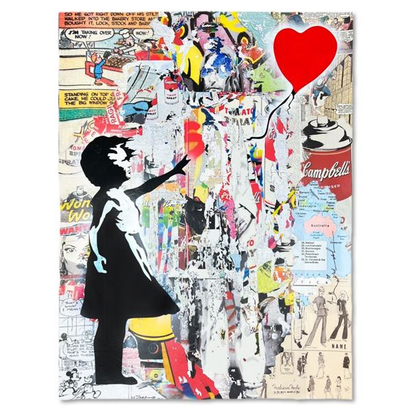 Balloon Girl by Mr Brainwash Original