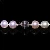 Image 3 : 11mm to 14mm South Sea Pearl 14K White Gold Necklace