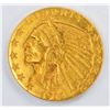 Image 1 : 1914 $5 Indian Head Half Eagle Gold Coin XF