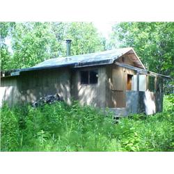 MLS 5207731 Remote 14.98 Acre Alaskan Property with Cabin, Shed, Privy,Between Susitna River and Ale
