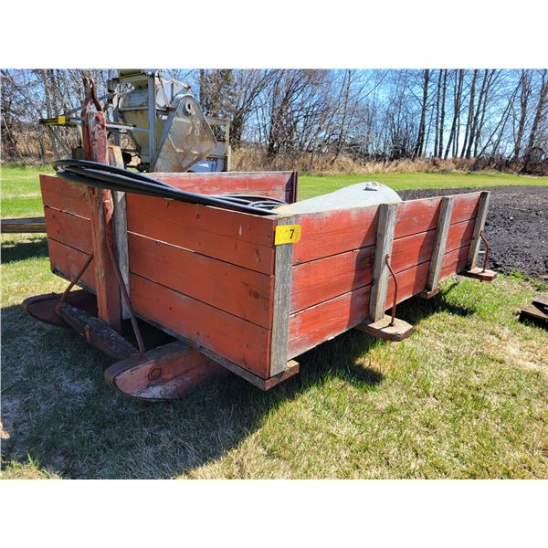 Antique Sleigh, 6' x 7 1/2' c/w hitch