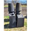 Image 1 : 10- Planters, approx. 16" x 14", good quality, 2- rectangular hard plastic planters, 22" x 10"