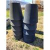 Image 2 : 10- Planters, approx. 16" x 14", good quality, 2- rectangular hard plastic planters, 22" x 10"