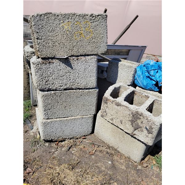 Approx 19- Cement/straw blocks 12" x 22"