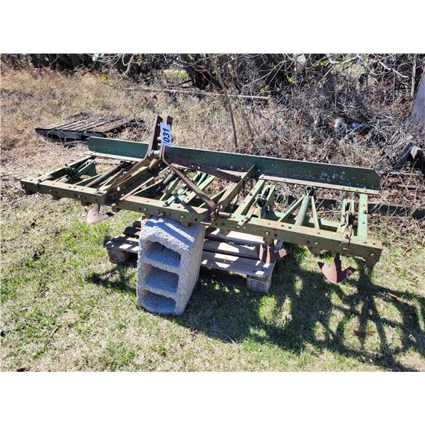 Spring loaded cultivator  7' 3PT  10" sweeps