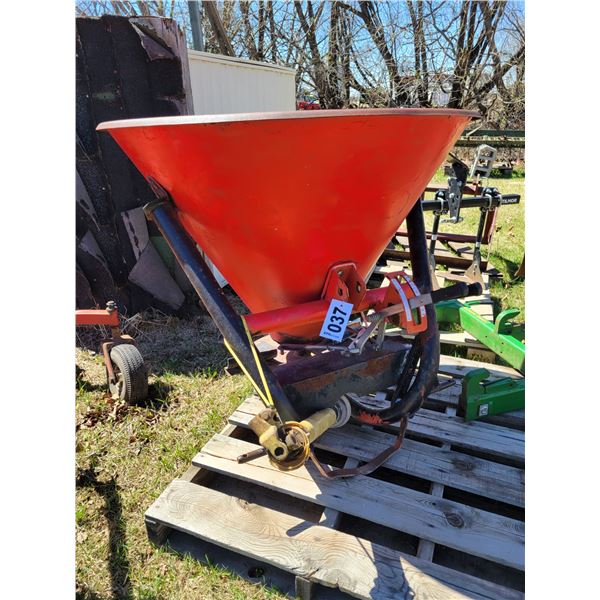 Round Hopper Fert/seed spreader 3pt PTO