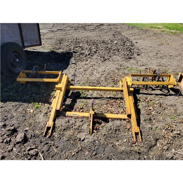 Kirchner tractor tire eraser cultivator, 3pt