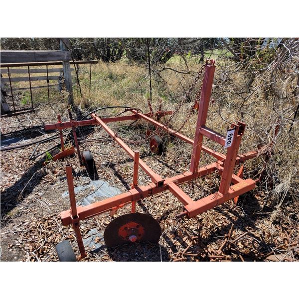 Custom built plastic mulch layer 3pt 4 ft rolls