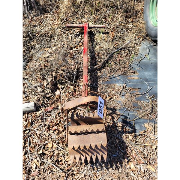 Garden Push cultivator 8 inch wide