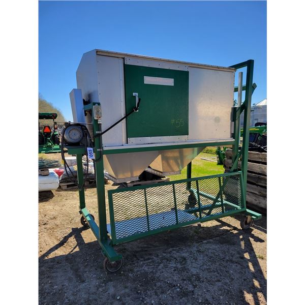 Custom Built Stainless elec. steel 5' barrel washer