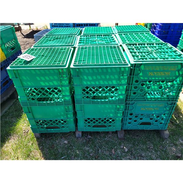18 Milk crates