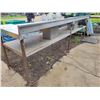 Image 5 : 10 ft x 2 1/2' Stainless steel sorting table