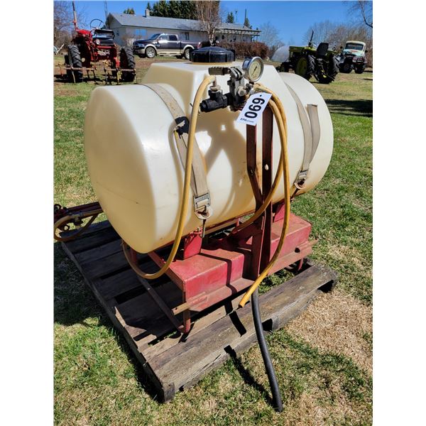 3pt hitch Sprayer 50 gal/ 10 foot booms, Belaven roller pump