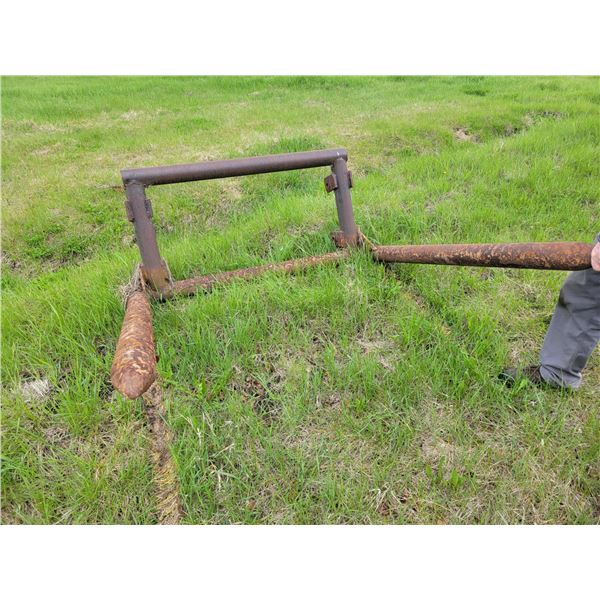 Tractor Loader Round Bale Fork