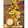 Image 1 : Ceramic fruit -hanging, Farmer clock, Welcome sign,