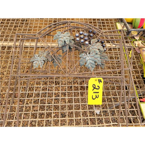 (so much each x 3) Metal Grape trellis  X3