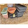 Image 1 : Assorted trays approx. 16" 7", Rectangular plastic planters