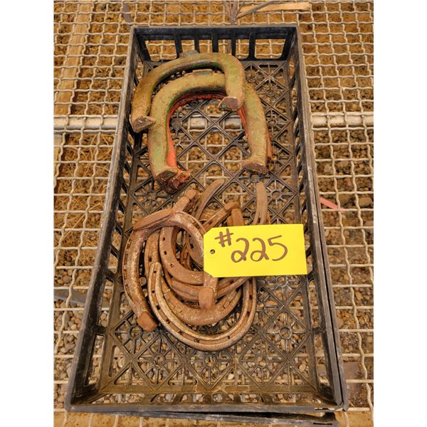 Antique horseshoes, 4- large, 8- medium