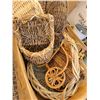 Image 2 : 1 Box Wicker Baskets, Approx 10