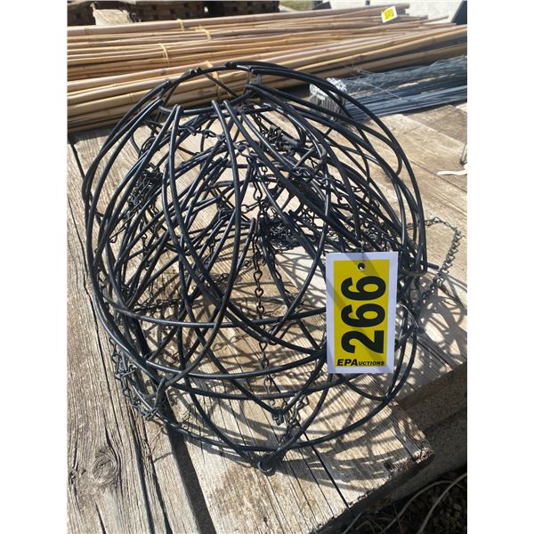 (so much each x 4) 4- 16" Wire Hanging Baskets