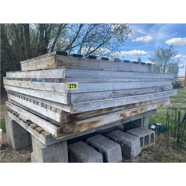 7- Greenhouse wood table 6' x 7' (No blocks)