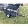 Image 2 : Plastic Wagon 3' x 2' hitch & cutout wooden horse