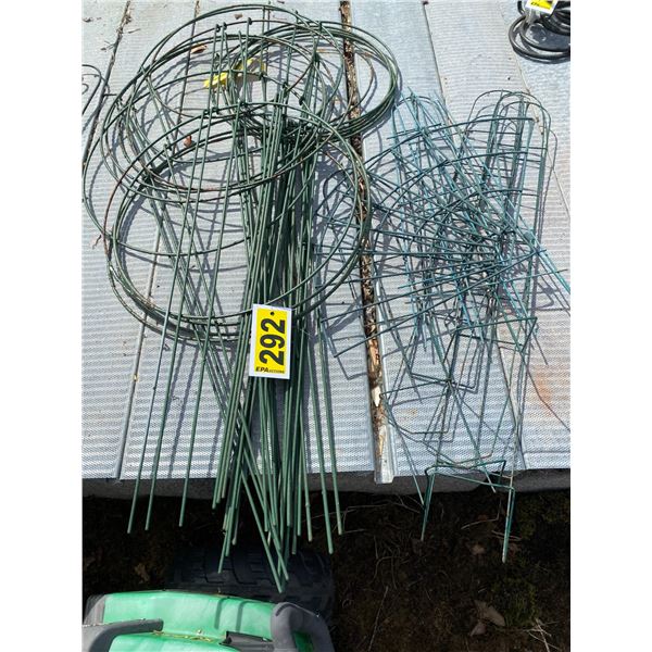 Peony rings, approx. 15- trellis