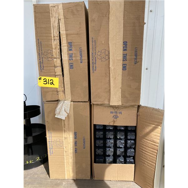 4- Boxes of New 606 inserts & 3 Tier Metal tray