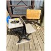 Image 3 : Antique school desk metal frame