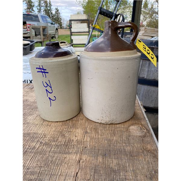 2 Clay jugs