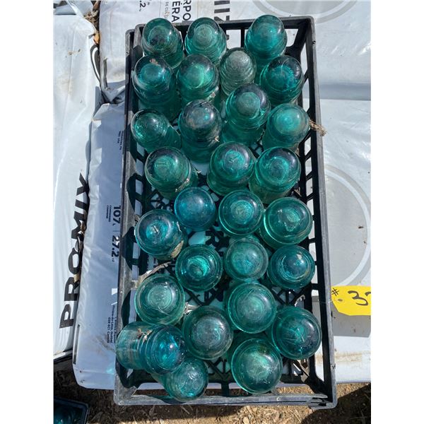 Special blue antique insulators