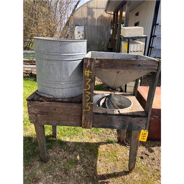 Antique seed treater