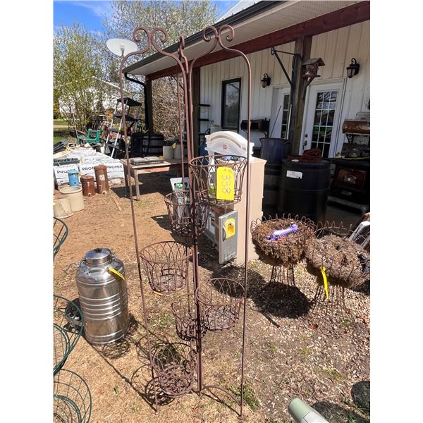 6' Plant stand & 6' Pot Tri-pod stand