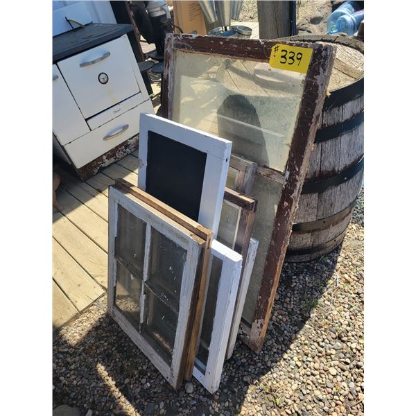 8- various old windows