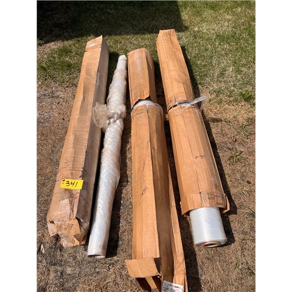 3 New rolls pre-punched tunnel plastic 6'-2000 ft