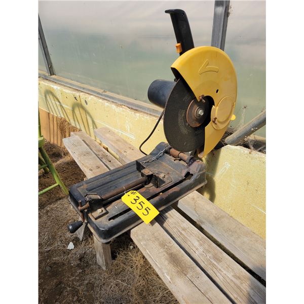 Cut off saw, 12" blade