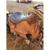 Image 3 : Western Roping Men's saddle, blanket & hackamore