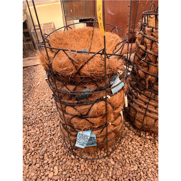 Approx. 17- 16" Metal HB Pots with Liner & Stand