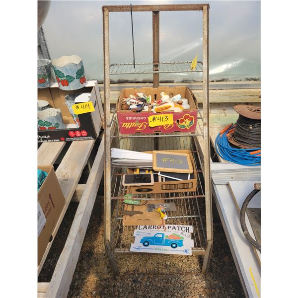 Metal Stand c/w baskets