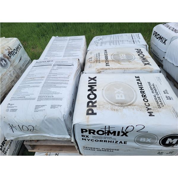 Approx. 5- ProMix potting soil, 5.8 Cu/ft