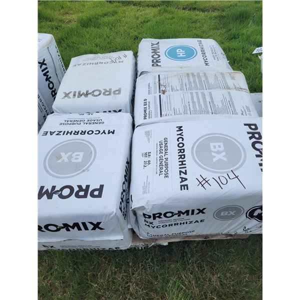 Approx. 5- ProMix potting soil, 5.8 Cu/ft