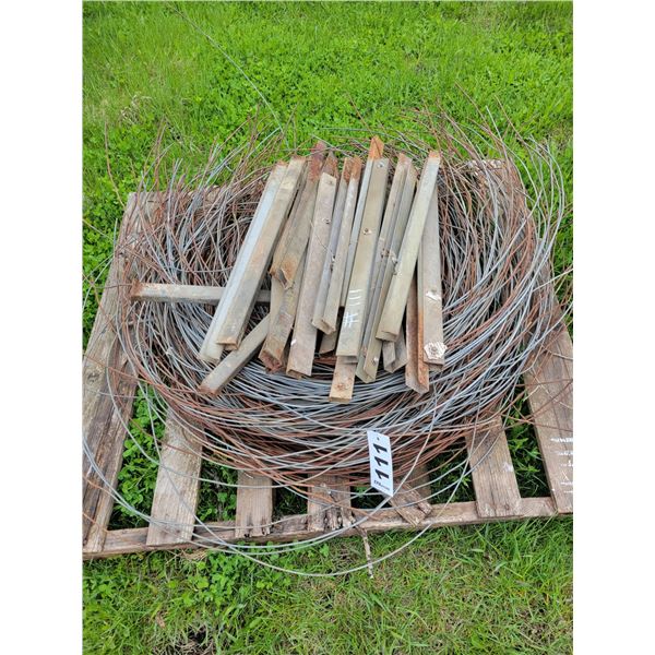 Wire hoops & stakes for tunnel plastic