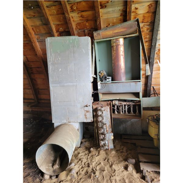 2- 200,000 BTU greenhouse furnaces c/w floor tube blowers