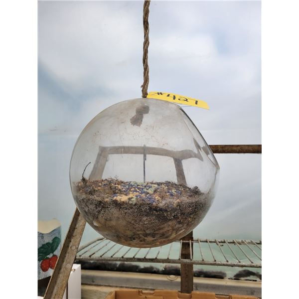 Hanging terrarium glass ball planter