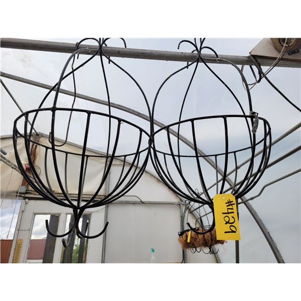(so much each x 2) 2- 18" Metal hanging baskets