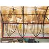 Image 1 : (so much each x 3) 3- 12" Metal hanging baskets