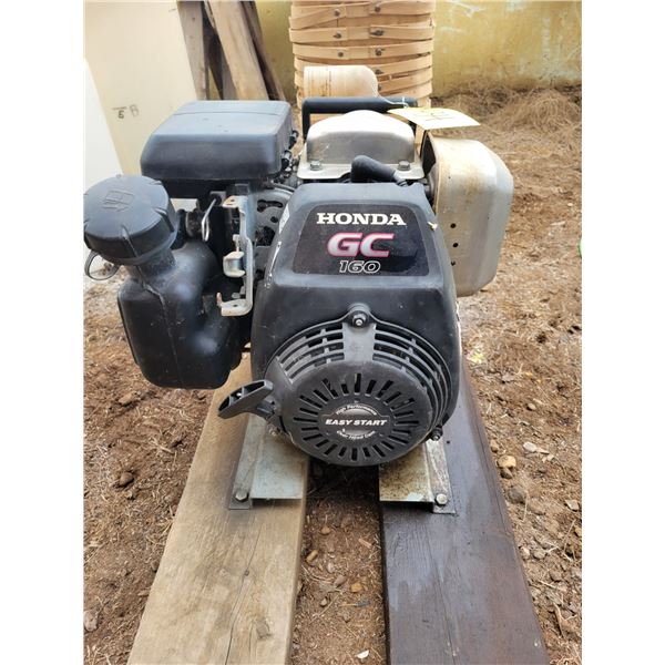 Honda GC 160 motor c/w 2" water pump