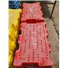 Image 2 : (So much each x 16) 16 Red stackable vegetable crates,